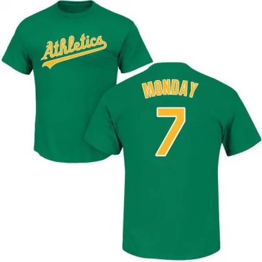 Green Men's Rick Monday Oakland Athletics Roster T-Shirt -