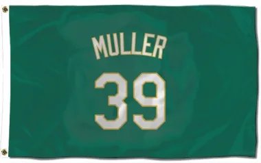 Green Oakland Athletics Kyle Muller  Kelly  Flag (3 X 5)